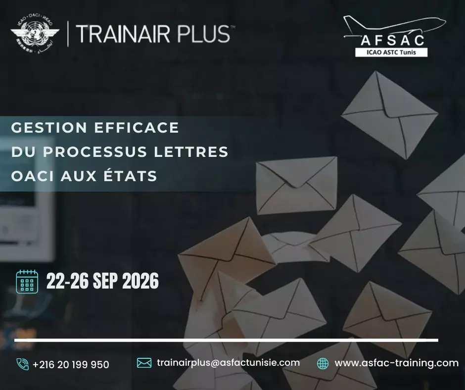 formation gestion efficace du processus lettres oaci aux états